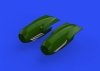 Eduard 648607 Bf 110C/ D/E exhaust stacks for Eduard 1/48